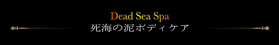 死海の泥ボディケア